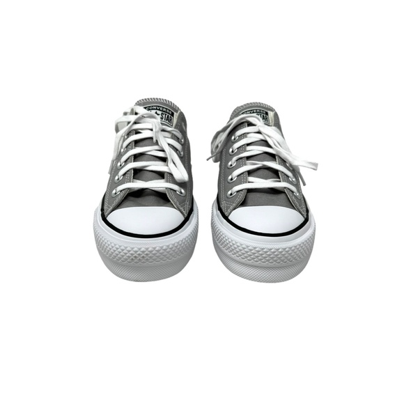 Converse Ctas Lift Platform Low Top Shoe Gray Canvas Women Size Sneakers A07573F - Picture 5 of 15